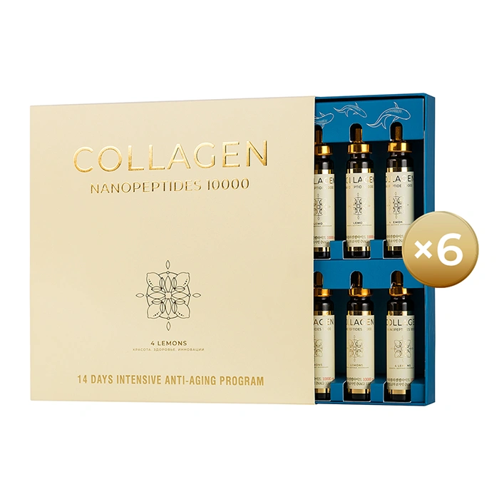 Питьевой морской коллаген на 10 000мг 4Lemons, 6 упаковок со скидкой 10% Питьевой морской коллаген на 10 000мг 4Lemons, 6 упаковок со скидкой 10% фото
